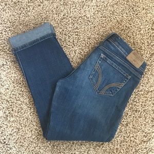 Hollister Denim Stretch Capri